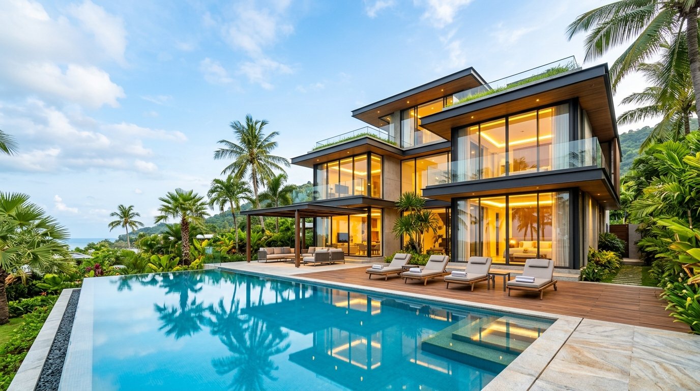 Modern Villa Residence - Vasundhara Construction