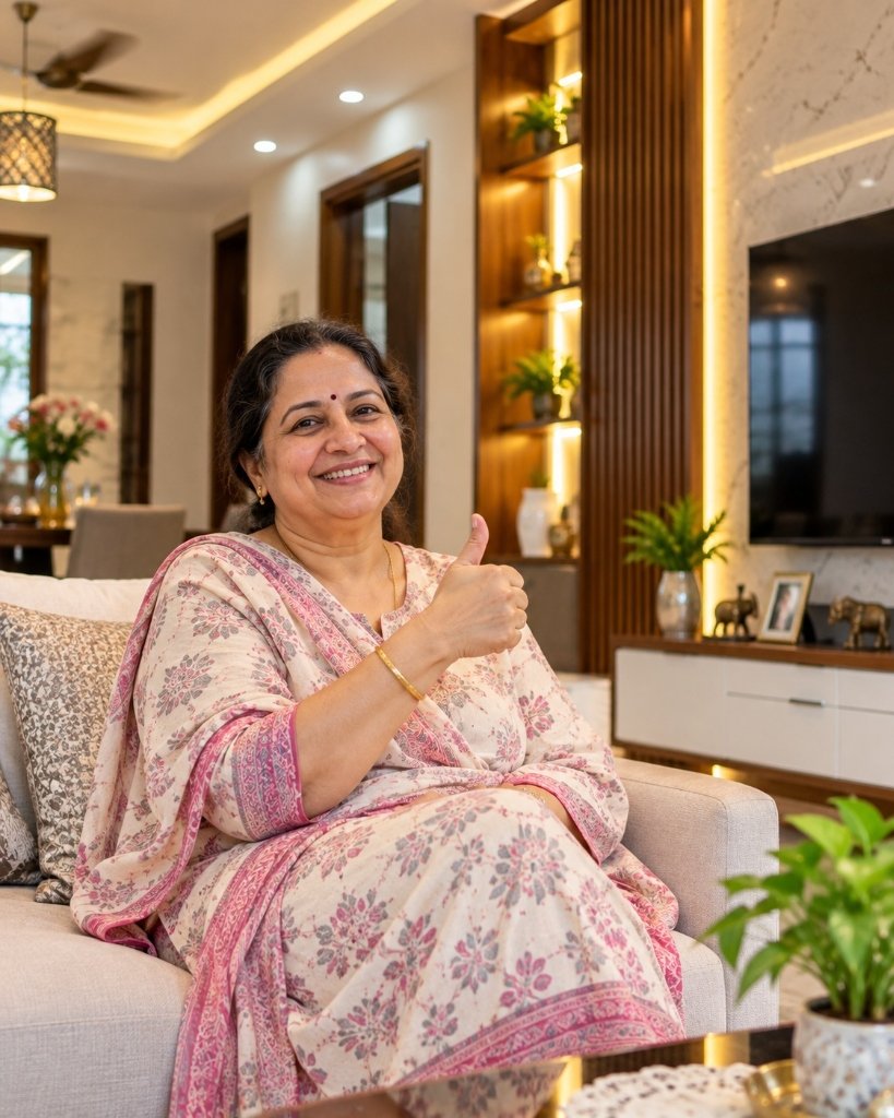 Neha Gupta - Delhi NCR interior and renovation testimonial